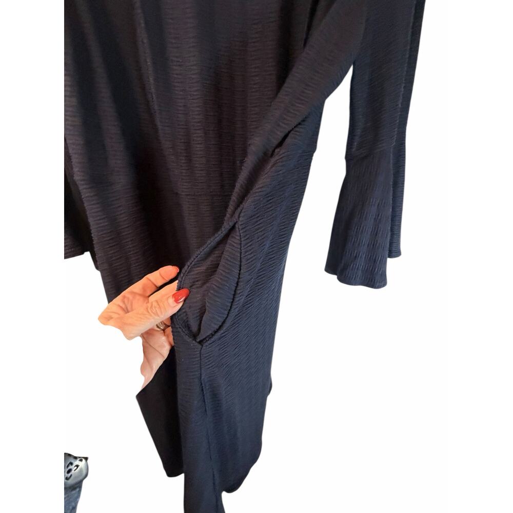 Alyx Navy Textured Dress - Size 1X - Picture 9 of 13